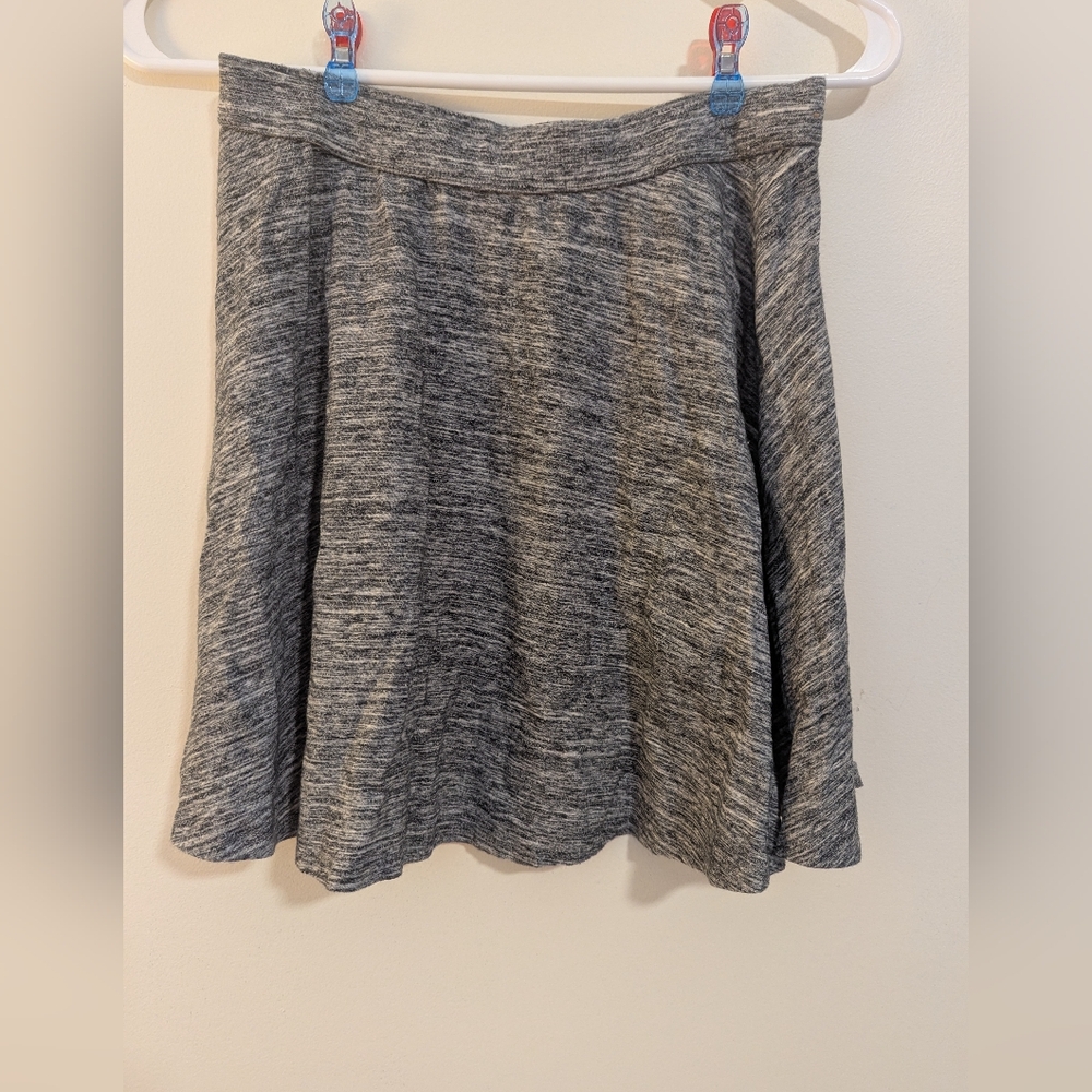 Hollister Heathered Gray Mini Skirt